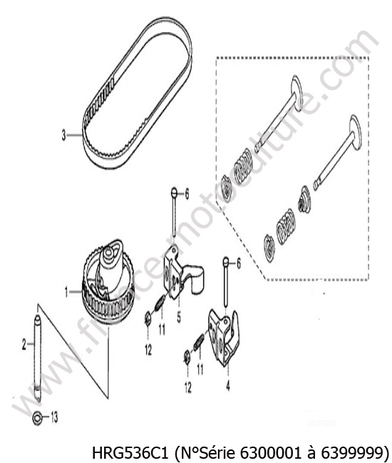 Arbre came HONDA HRG536C1