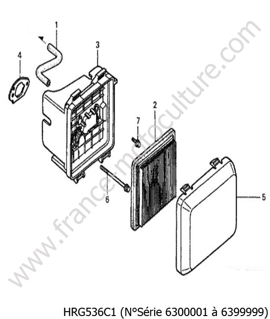 Filtre air HONDA HRG536C1