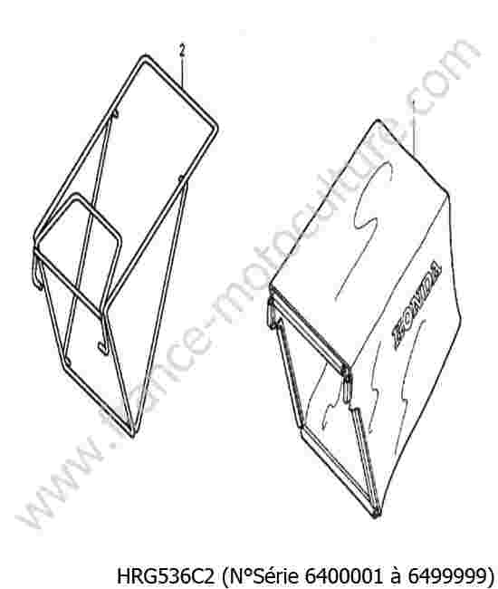 HONDA - HRG536C2 : Panier / filet
