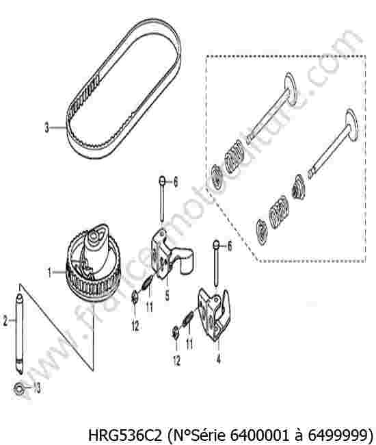 HONDA - HRG536C2 : Arbre came
