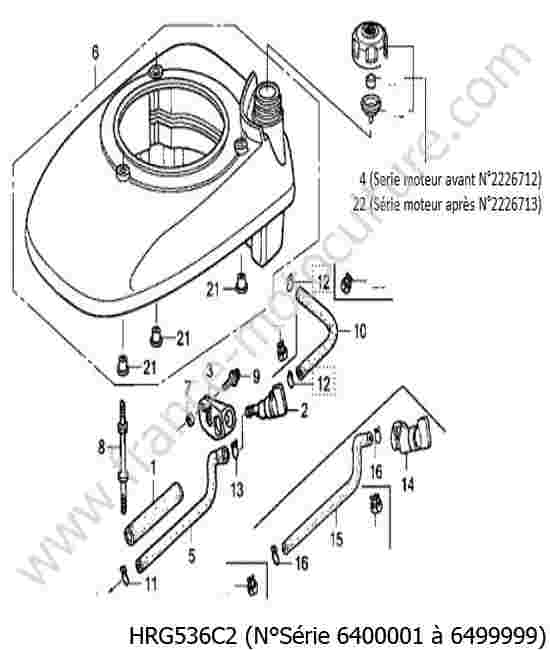 HONDA - HRG536C2 : Reservoir
