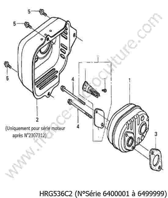 HONDA - HRG536C2 : Echappement