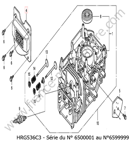 Bloc moteur HONDA HRG536C3
