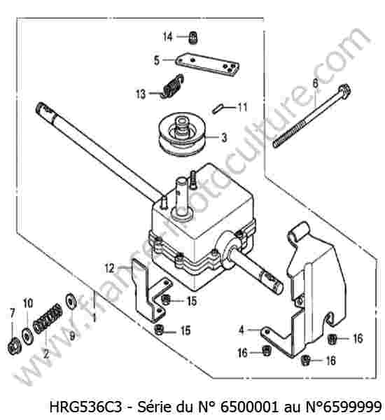 HONDA - HRG536C3 : Boite vitesse