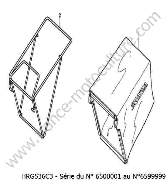 HONDA - HRG536C3 : Panier / filet