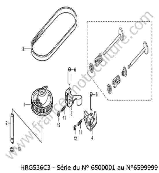 HONDA - HRG536C3 : Arbre came