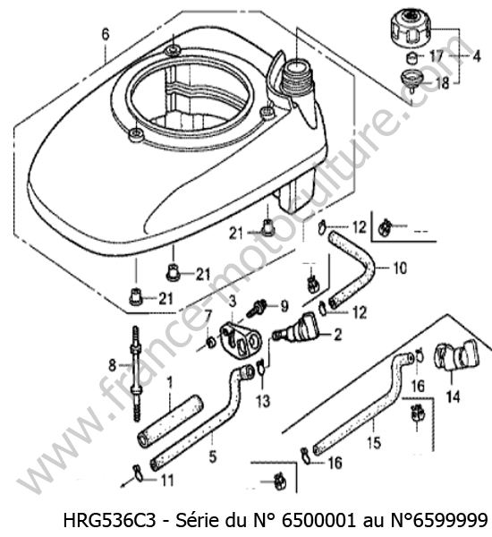 Reservoir HONDA HRG536C3