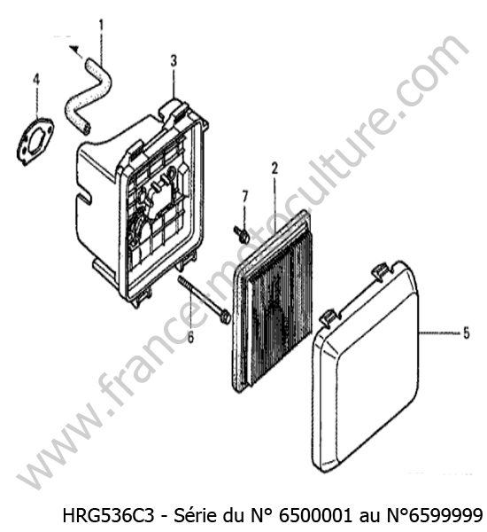 Filtre air HONDA HRG536C3