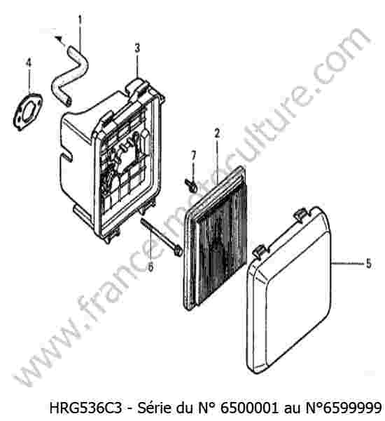 HONDA - HRG536C3 : Filtre air