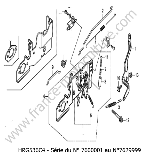 Regulateur HONDA HRG536C4