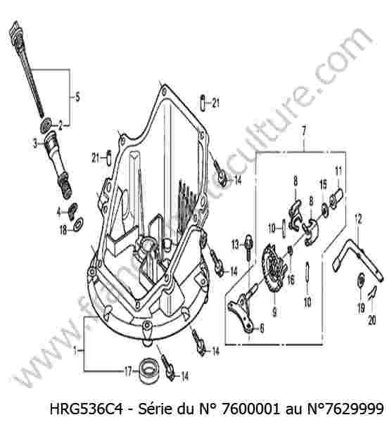 HONDA - HRG536C4 : Carter inferieur