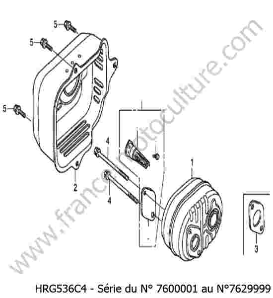 HONDA - HRG536C4 : Echappement