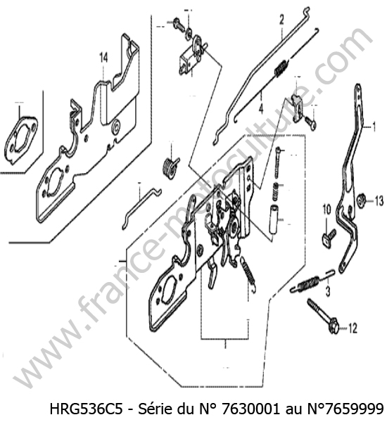 Regulateur HONDA HRG536C5