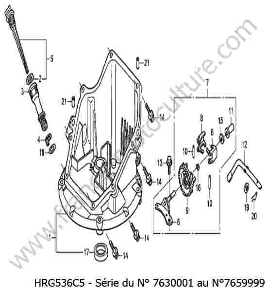 HONDA - HRG536C5 : Carter inferieur