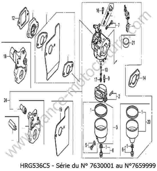 HONDA - HRG536C5 : Carburateur