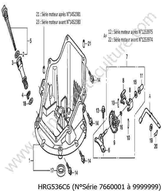 HONDA - HRG536C6 : Carter inferieur