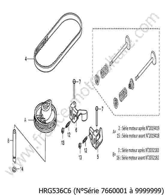 HONDA - HRG536C6 : Arbre came
