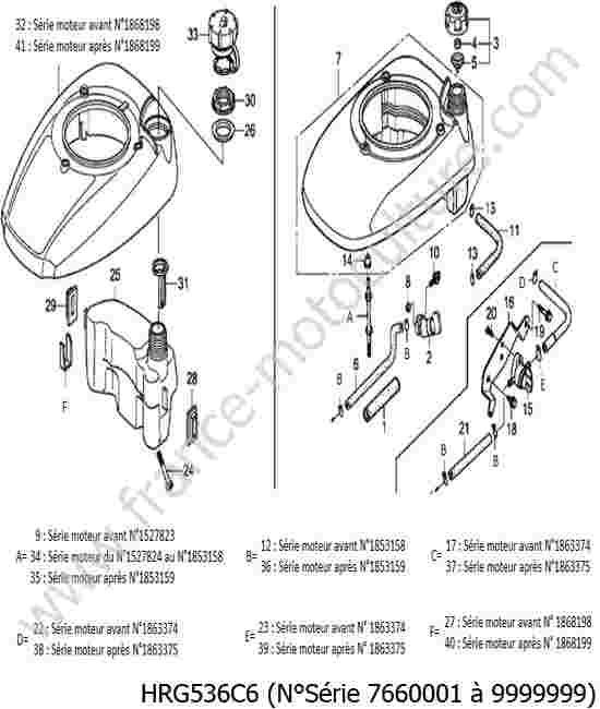 HONDA - HRG536C6 : Reservoir