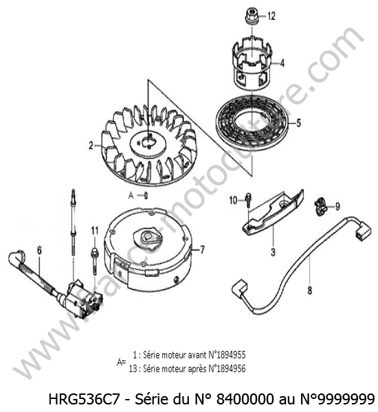 Allumage HONDA HRG536C7