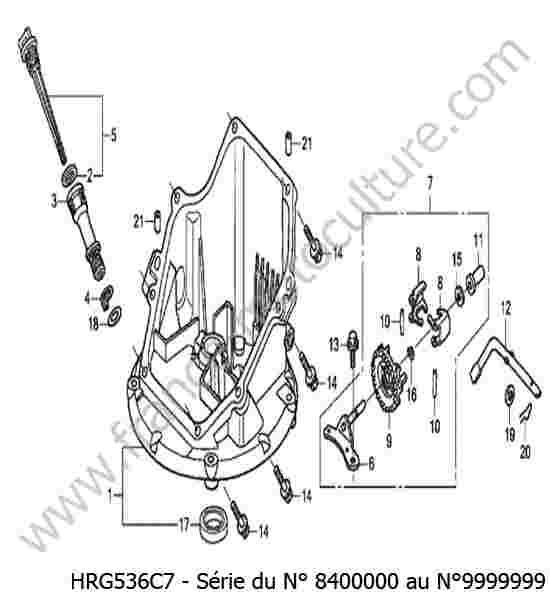 HONDA - HRG536C7 : Carter inferieur