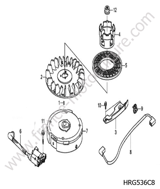 Allumage 2 HONDA HRG536C8