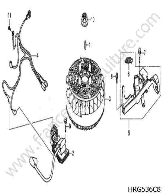 HONDA - HRG536C8 : Allumage 4