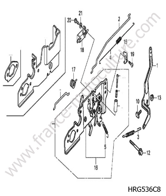 Regulateur HONDA HRG536C8