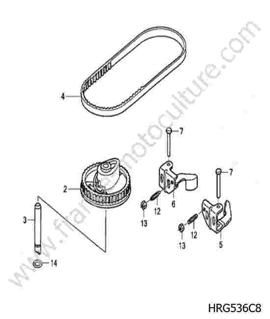 HONDA - HRG536C8 : Arbre came