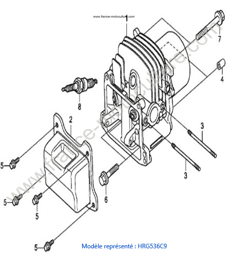Cylindre HONDA HRG536C9