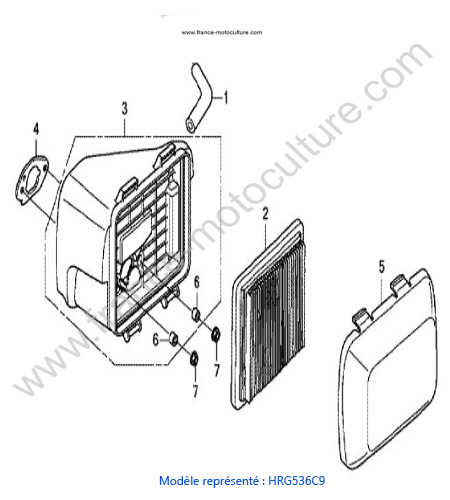 Filtre air HONDA HRG536C9