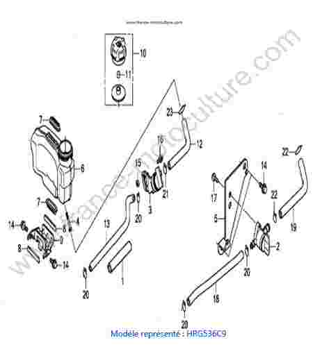 HONDA - HRG536C9 : Reservoir