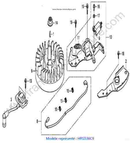 HONDA - HRG536C9 : Bobine allumage