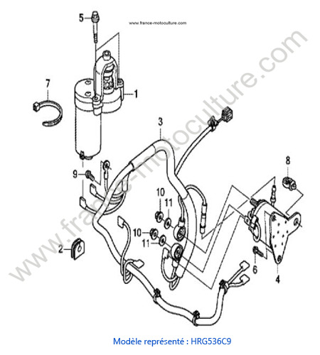 Demarreur HONDA HRG536C9