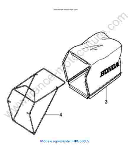 HONDA - HRG536C9 : Panier