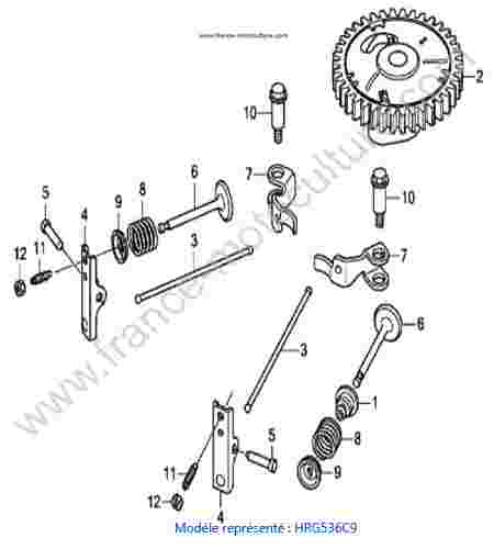HONDA - HRG536C9 : Arbre cames / soupapes