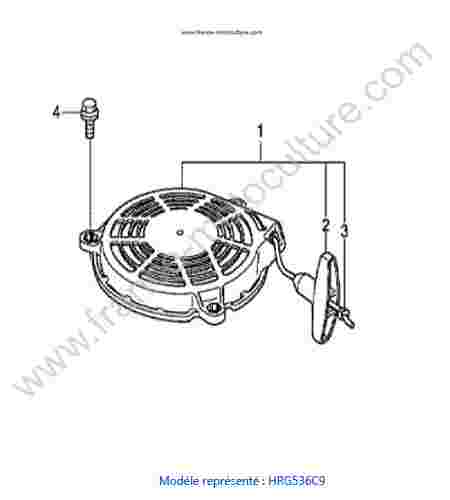 HONDA - HRG536C9 : Lanceur