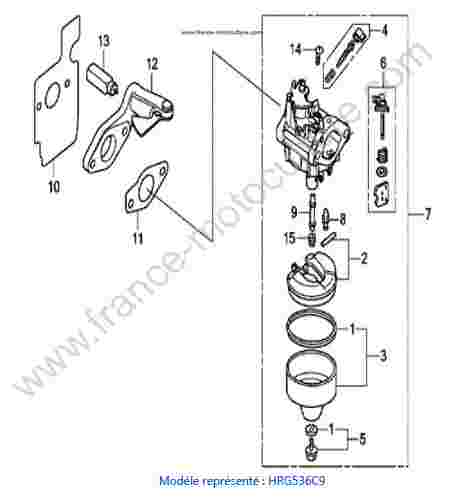HONDA - HRG536C9 : Carburateur