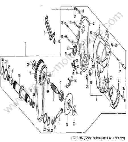 HONDA - HRH536 : Transmission QXE QXEH