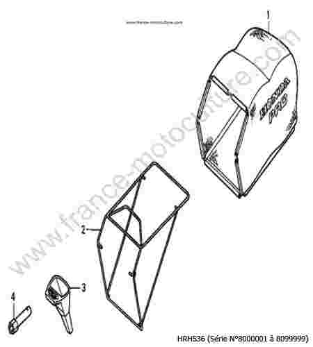 HONDA - HRH536 : Panier