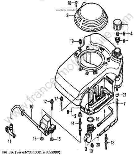 HONDA - HRH536 : Bobine - carter