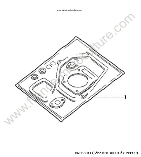 Jeu de joints HONDA HRH536K1