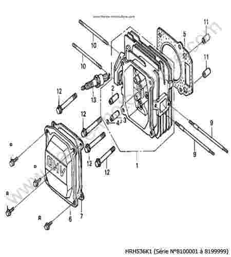 HONDA - HRH536K1 : Culasse