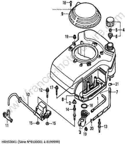 HONDA - HRH536K1 : Reservoir - bobine