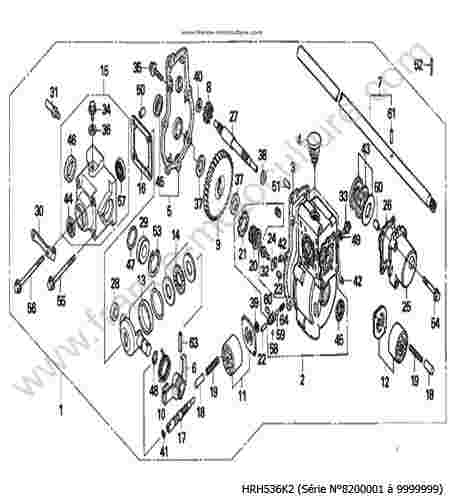 HONDA - HRH536K2 : Transmission HXE HXEH
