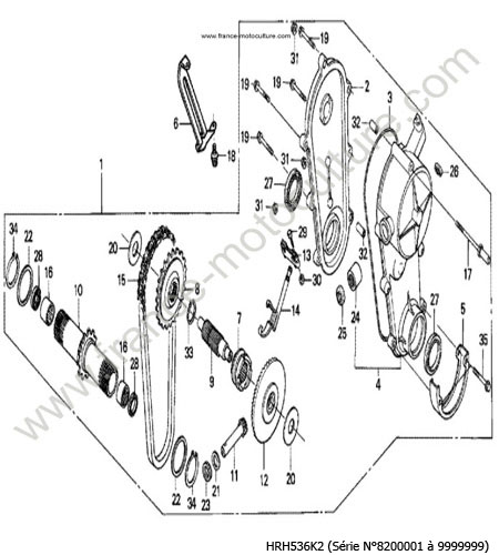Transmission QXE QXEH HONDA HRH536K2