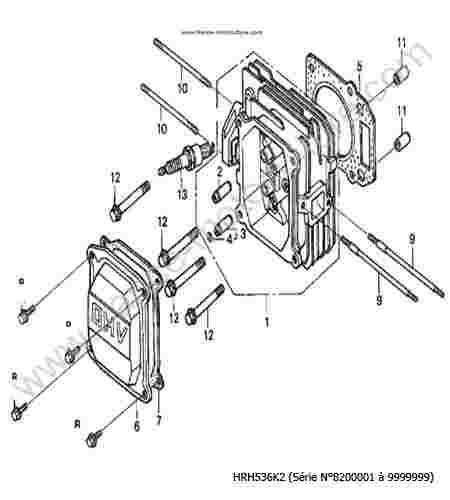 HONDA - HRH536K2 : Culasse