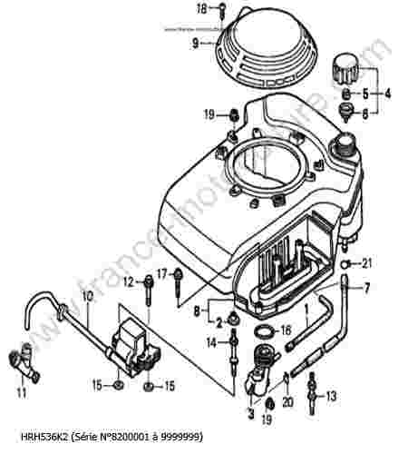 HONDA - HRH536K2 : Reservoir - bobine