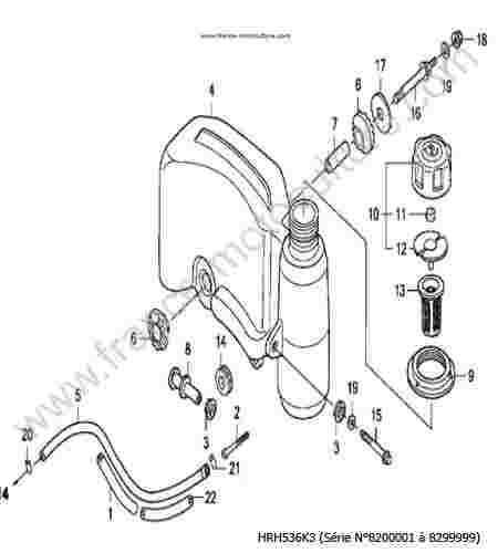 HONDA - HRH536K3 : Reservoir