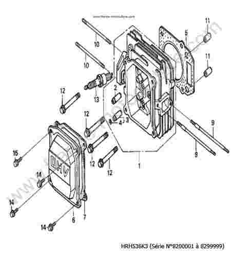HONDA - HRH536K3 : Culasse
