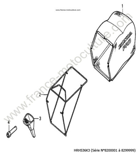 Sac a herbe HONDA HRH536K3